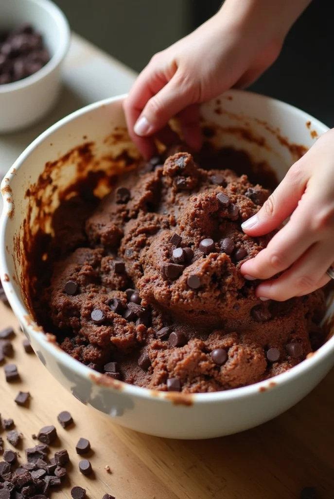 double chunk chocolate cookie