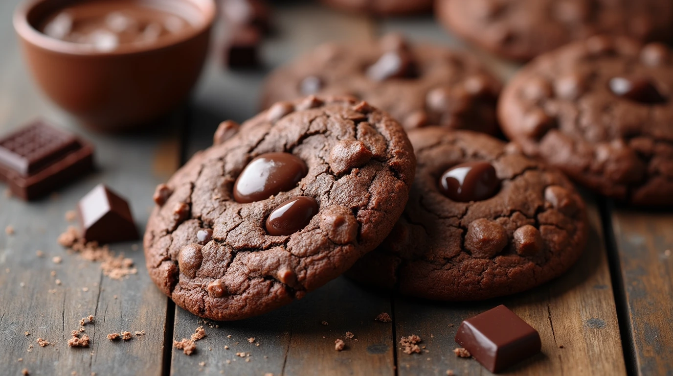 double chunk chocolate cookie