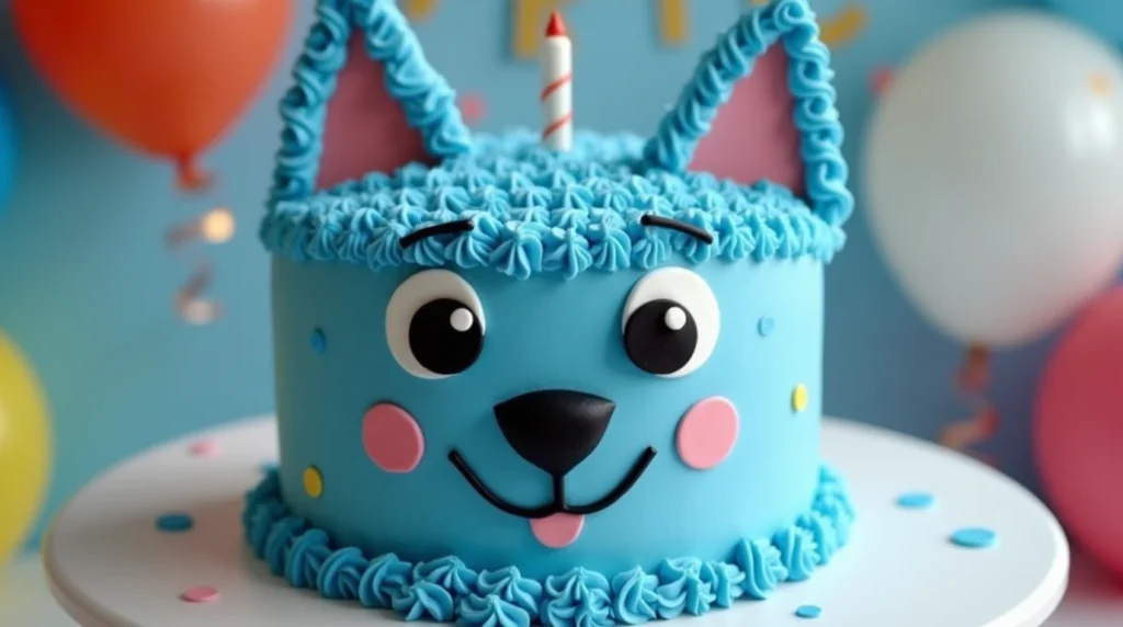 bluey birthday cake