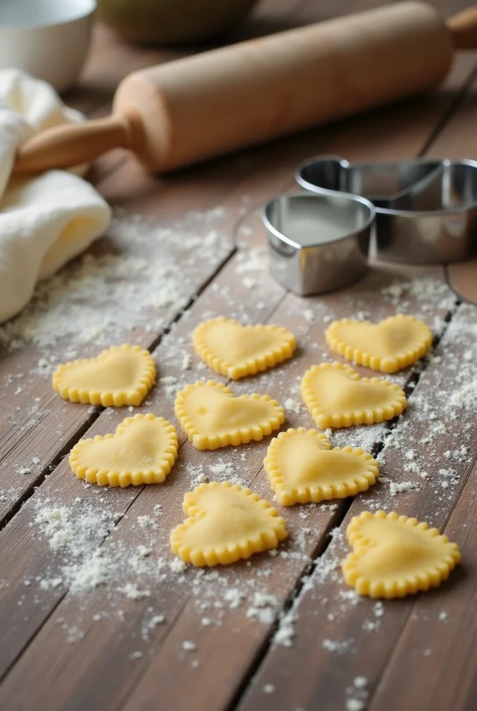 heart shaped pasta