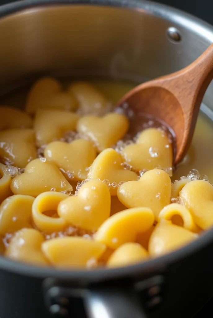 heart shaped pasta