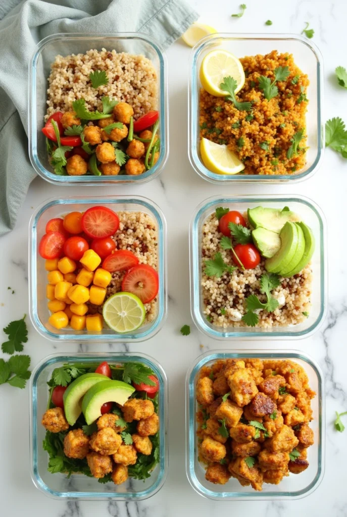 vegan meal prep